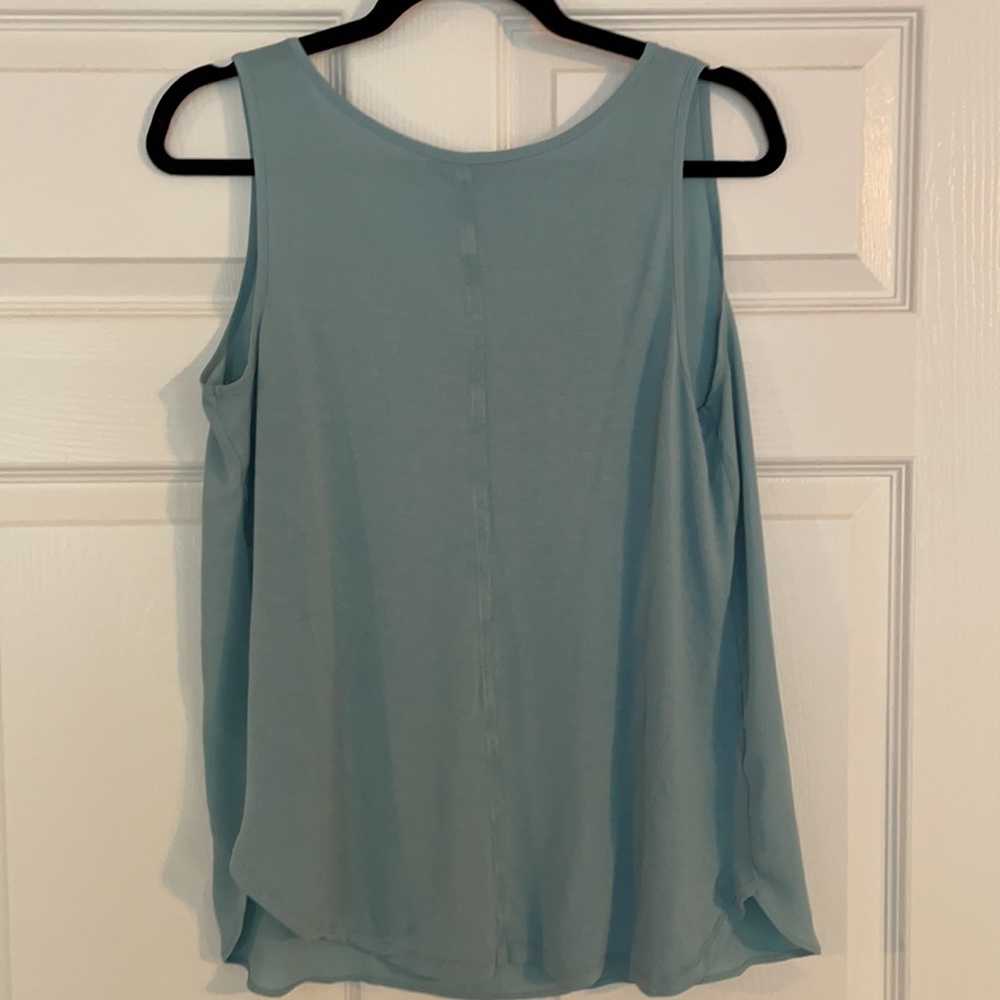Loft mixed material light blue tank large - Picture 4 of 4